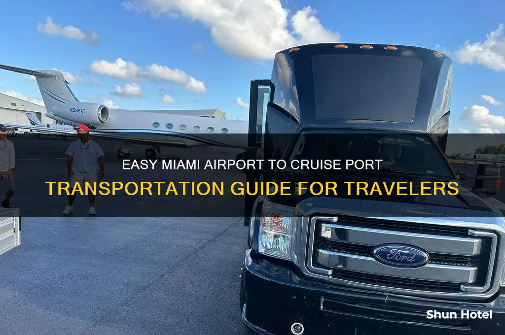 how to get from airport to cruise port miami