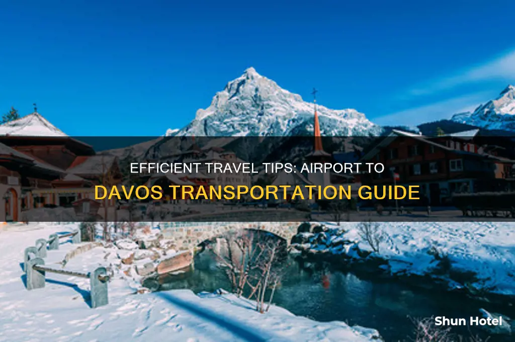 how to get from airport to davos