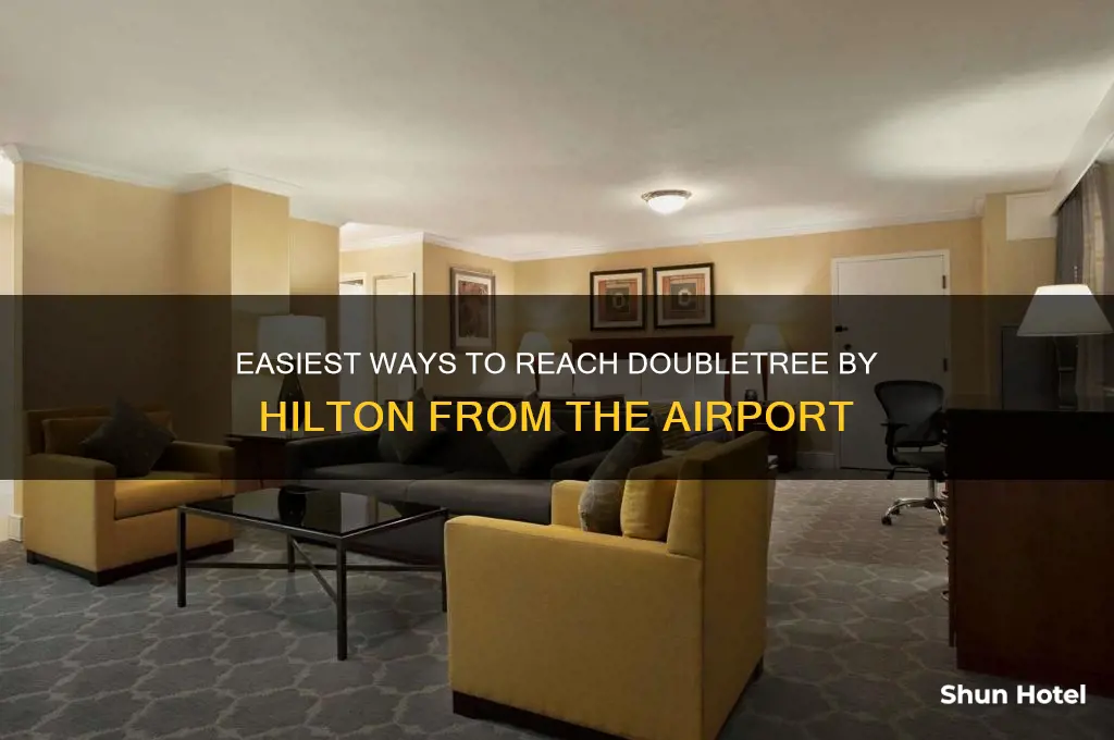 how to get from airport to double tree by hilton