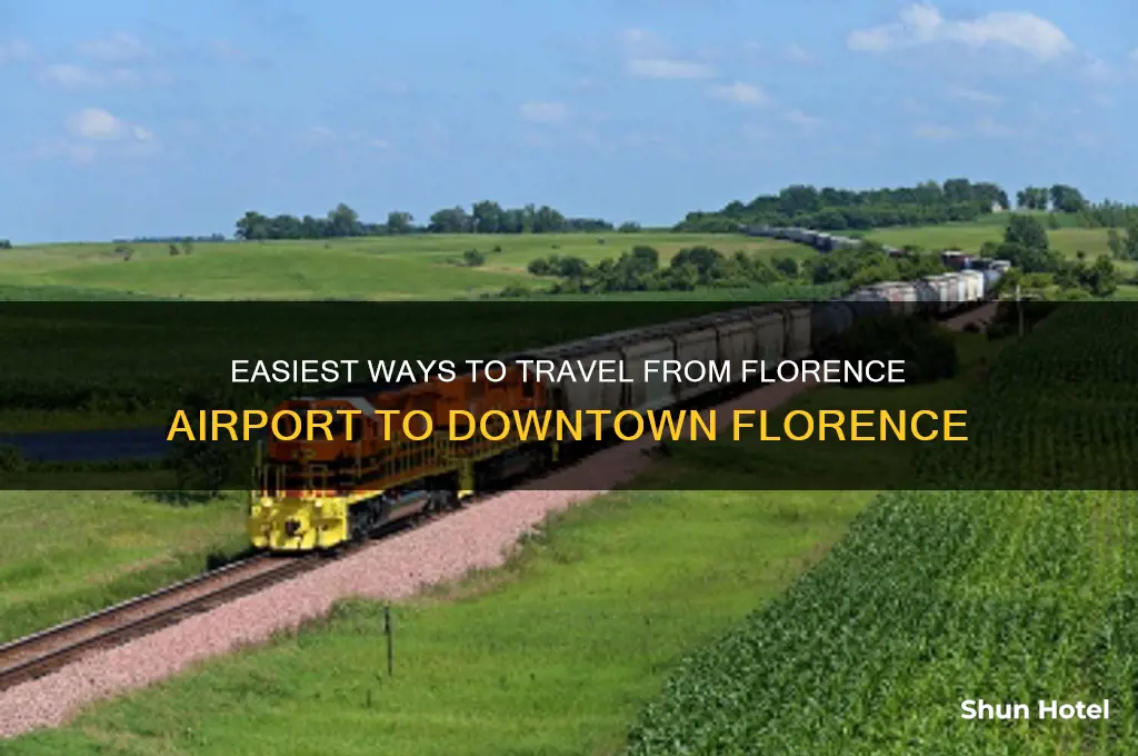 how to get from airport to downtown florence