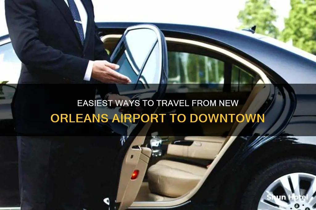 how to get from airport to downtown new orleans