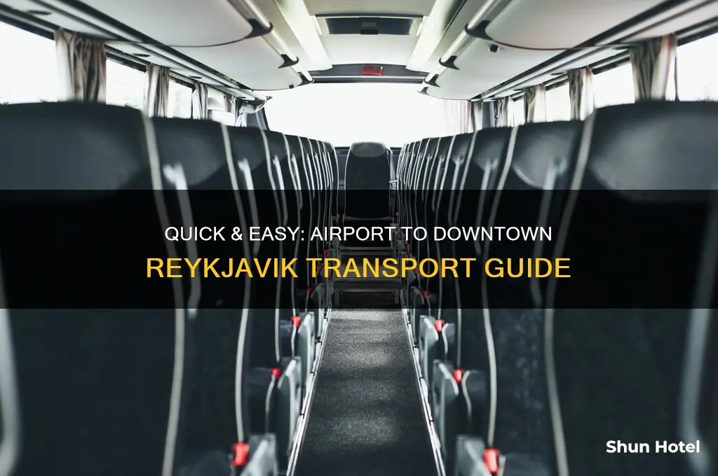 how to get from airport to downtown reykjavik