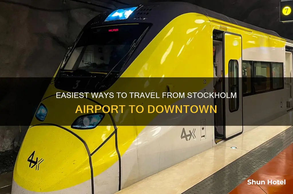 how to get from airport to downtown stolkhom