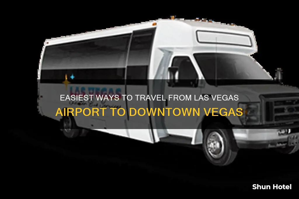how to get from airport to downtown vegas
