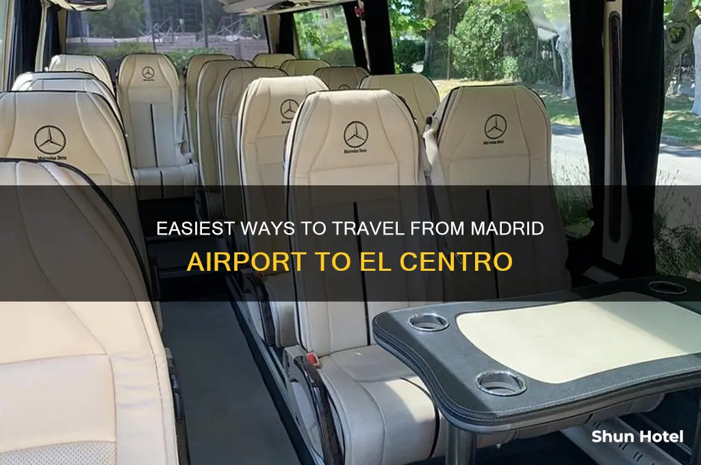 how to get from airport to el centro madrid