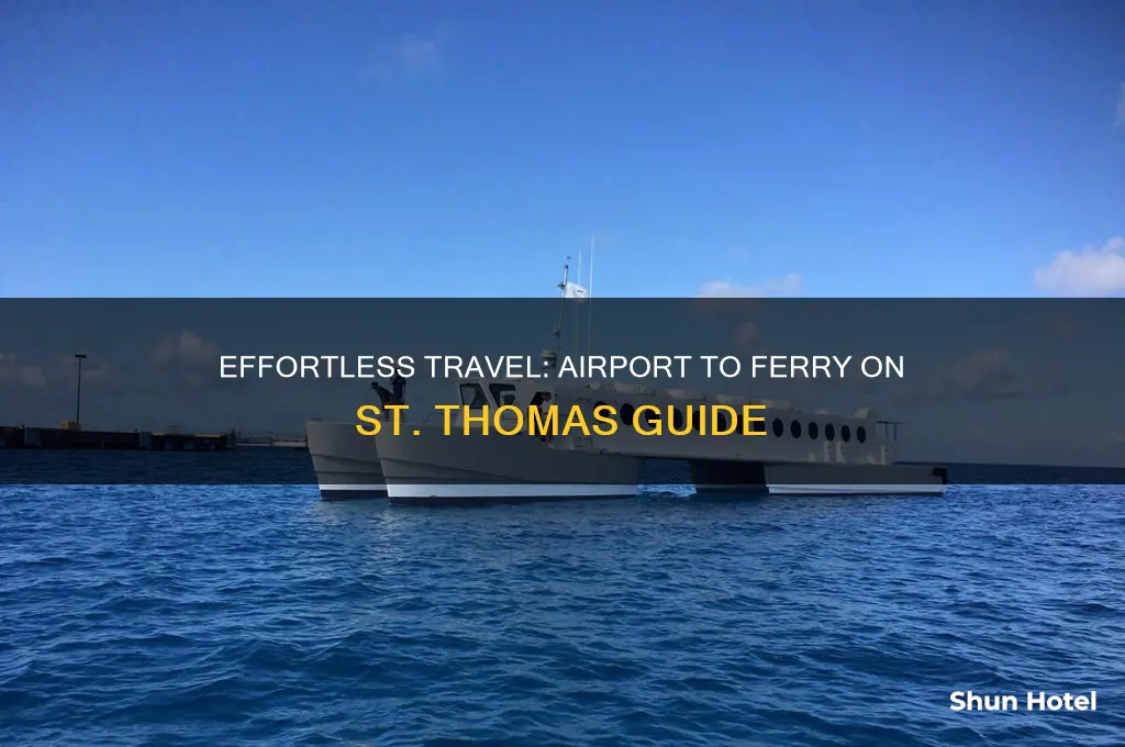 how to get from airport to ferry on stt