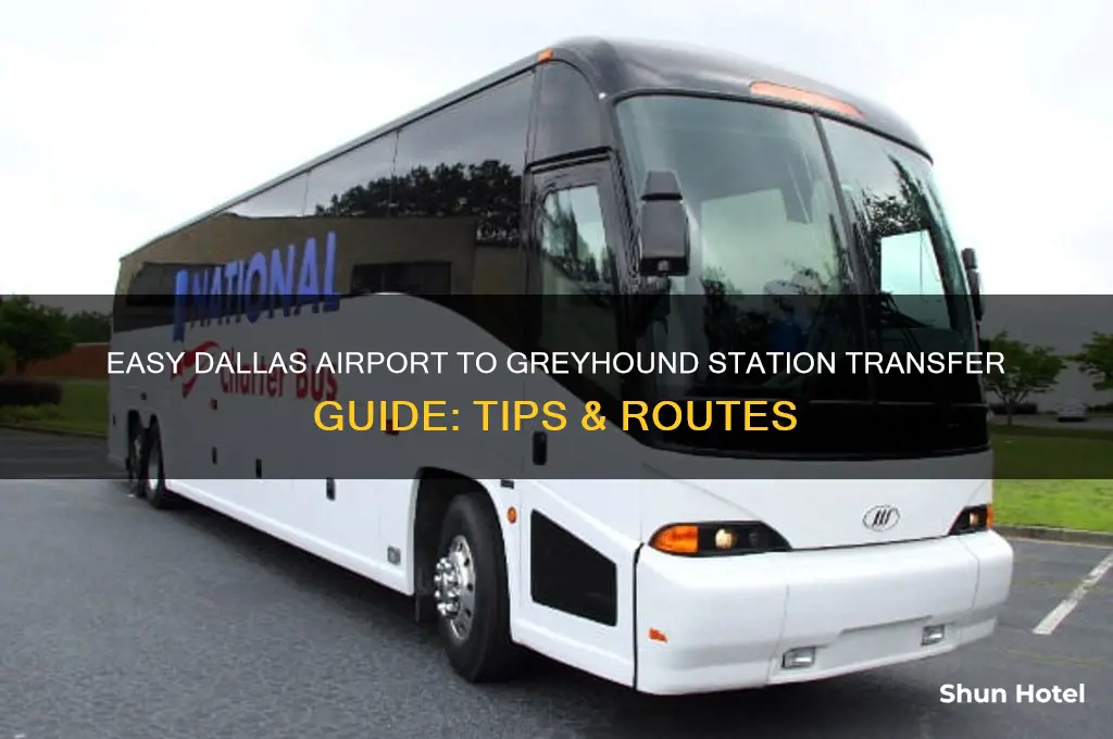 how to get from airport to greyhound dallas