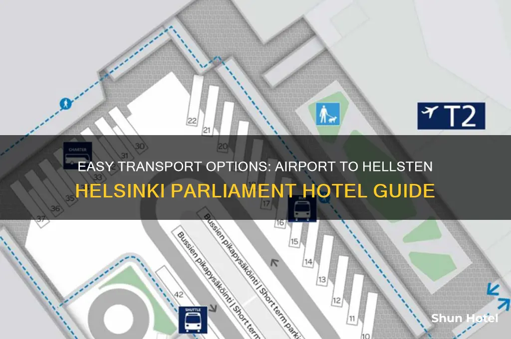 how to get from airport to hellsten helsinki parliament hotel