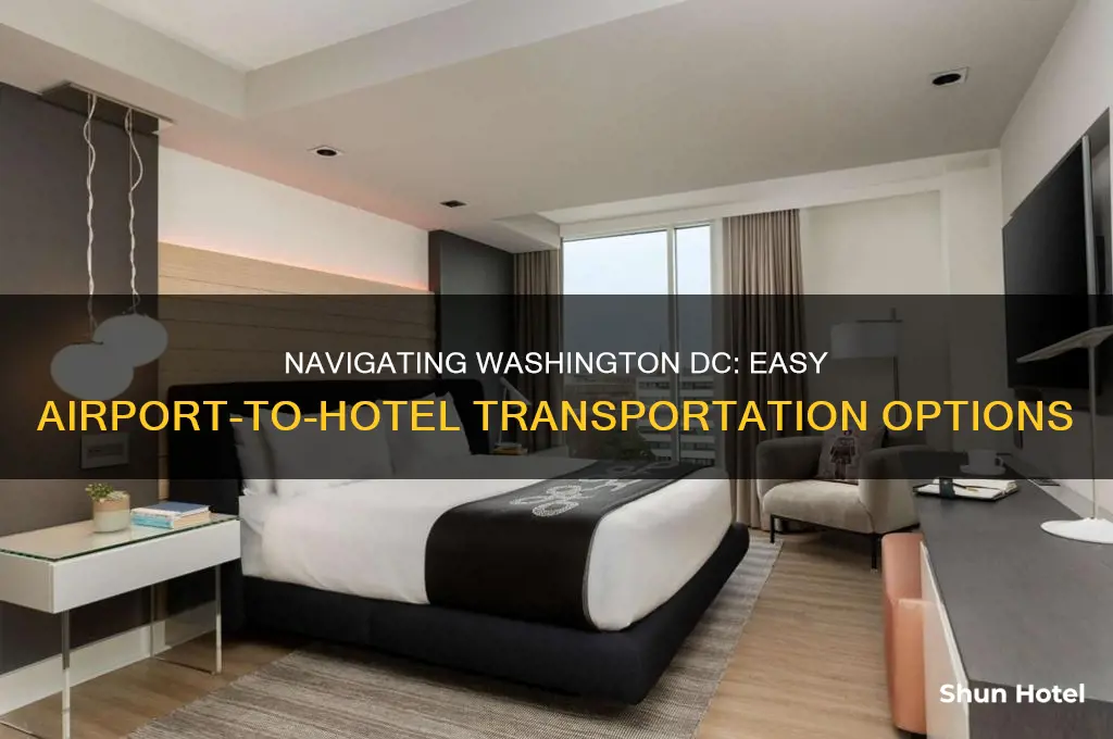 how to get from airport to hotel in washington dc