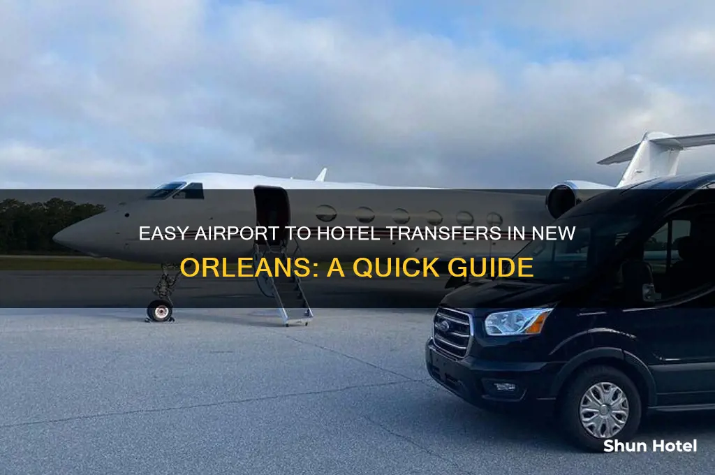 how to get from airport to hotel new orleans