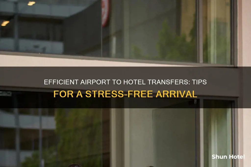 how to get from airport to hotel