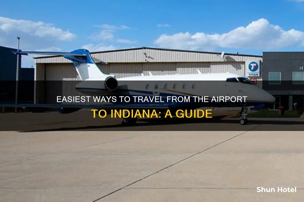 how to get from airport to indiana