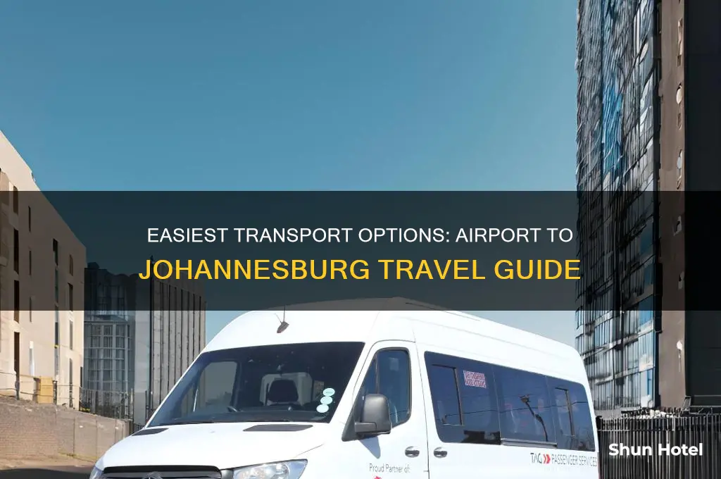 how to get from airport to johannesburg