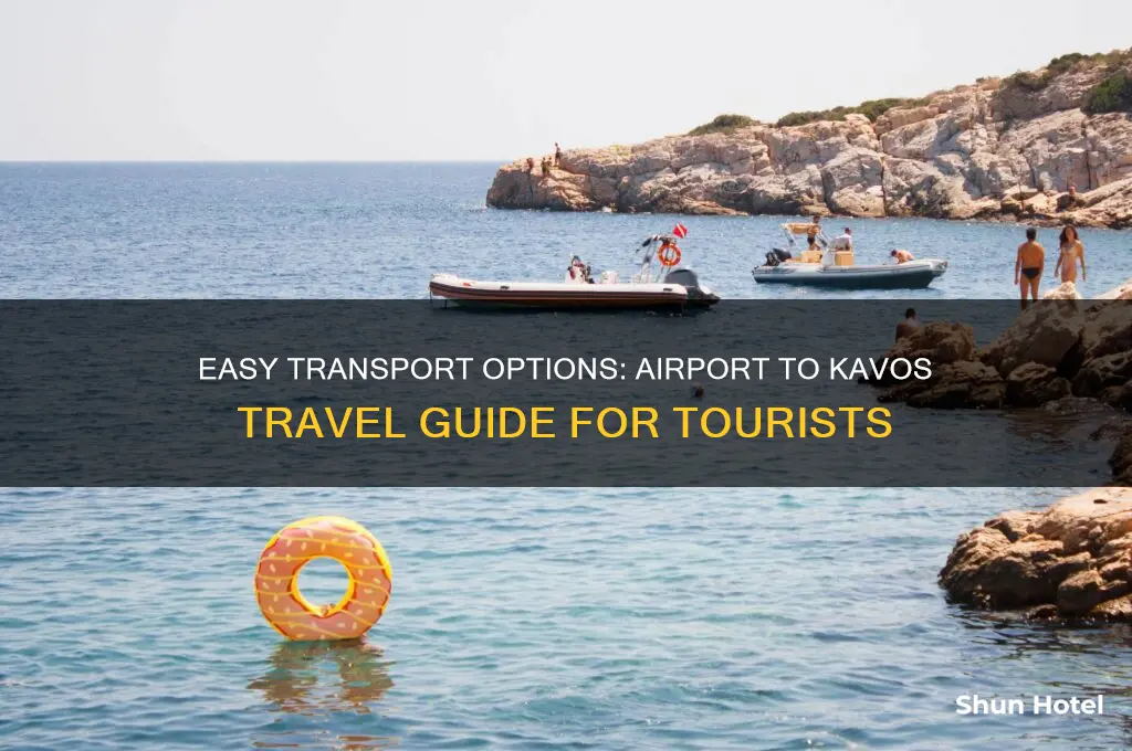 how to get from airport to kavos