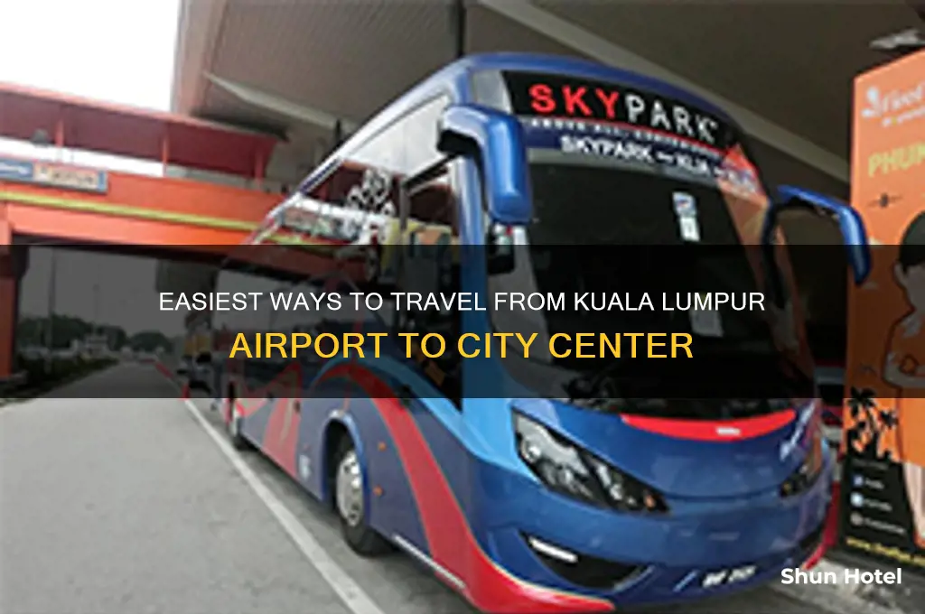 how to get from airport to kuala lumpur