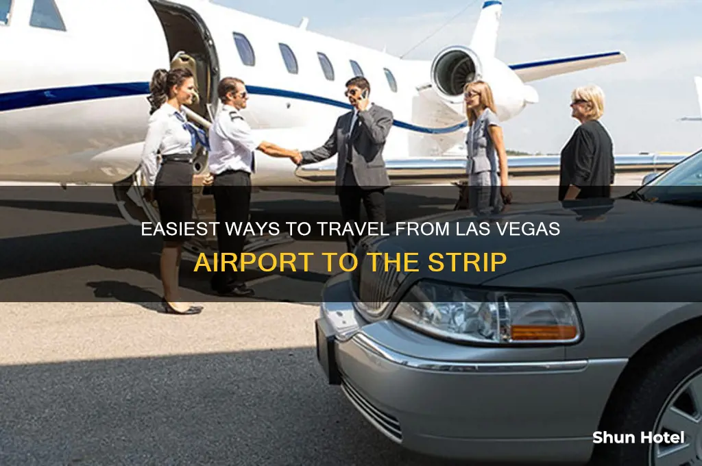 how to get from airport to las vegas strip