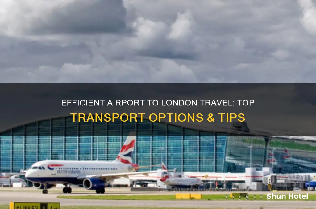 how to get from airport to london