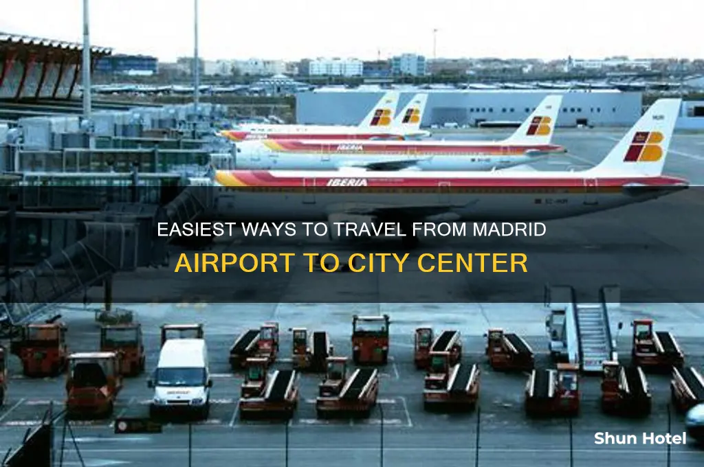 how to get from airport to madrid