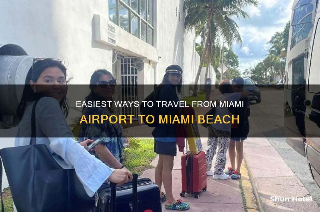how to get from airport to miami beach