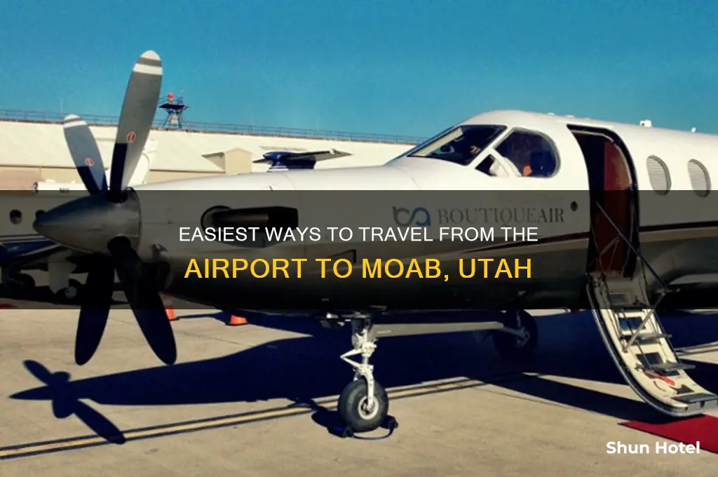 how to get from airport to moab