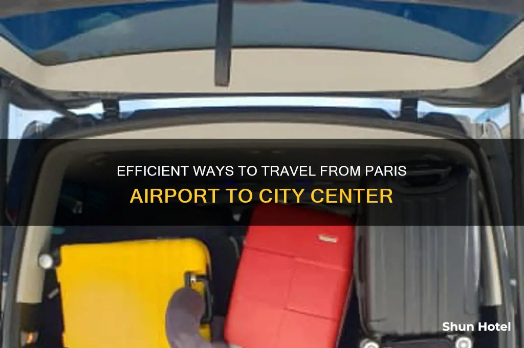 how to get from airport to paris centre
