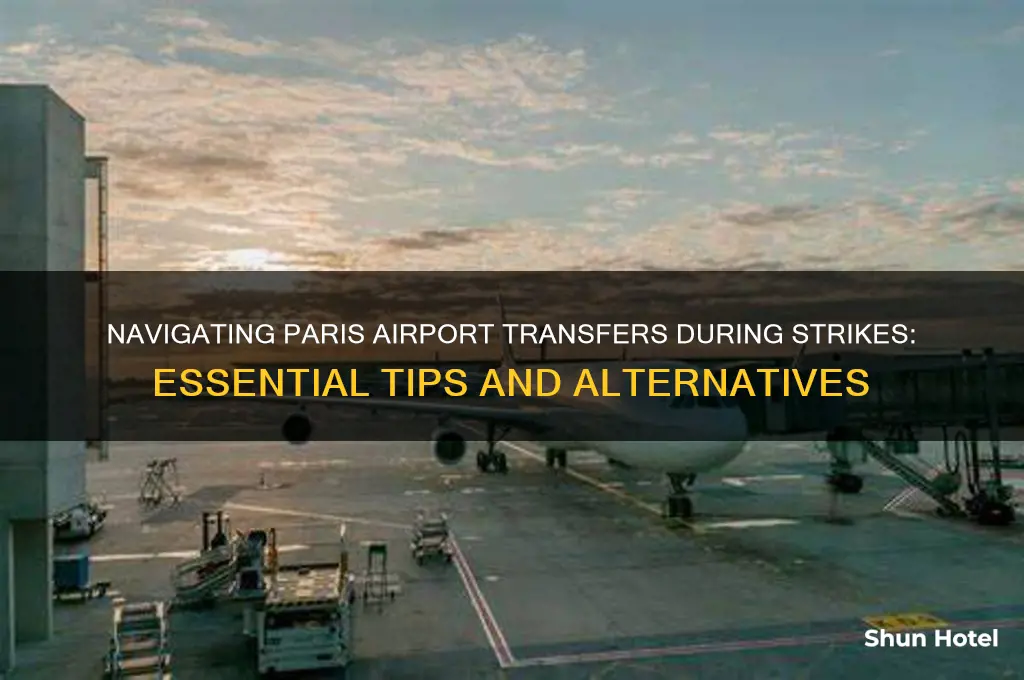 how to get from airport to paris during strike