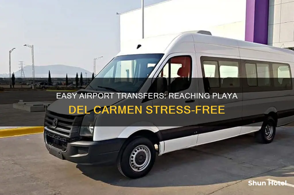 how to get from airport to playa del carmen