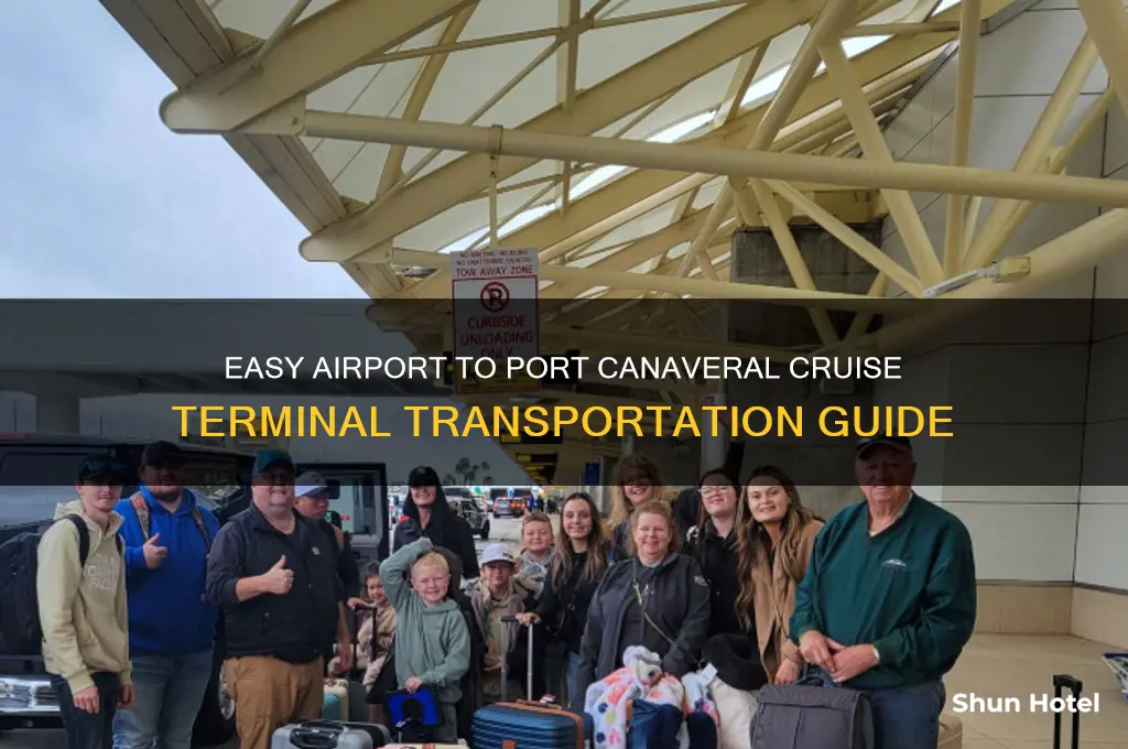 how to get from airport to port canaveral cruise terminal