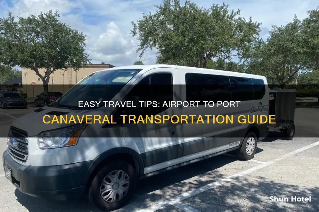 how to get from airport to port canaveral