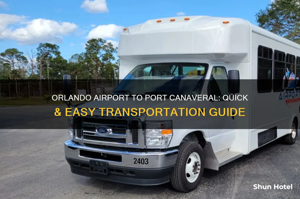 how to get from airport to port orlando