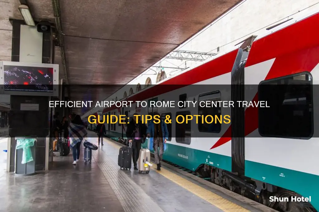 how to get from airport to rome city center