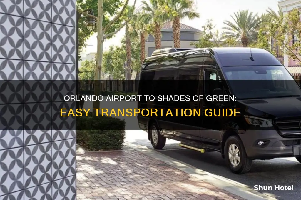 how to get from airport to shades of green orlando