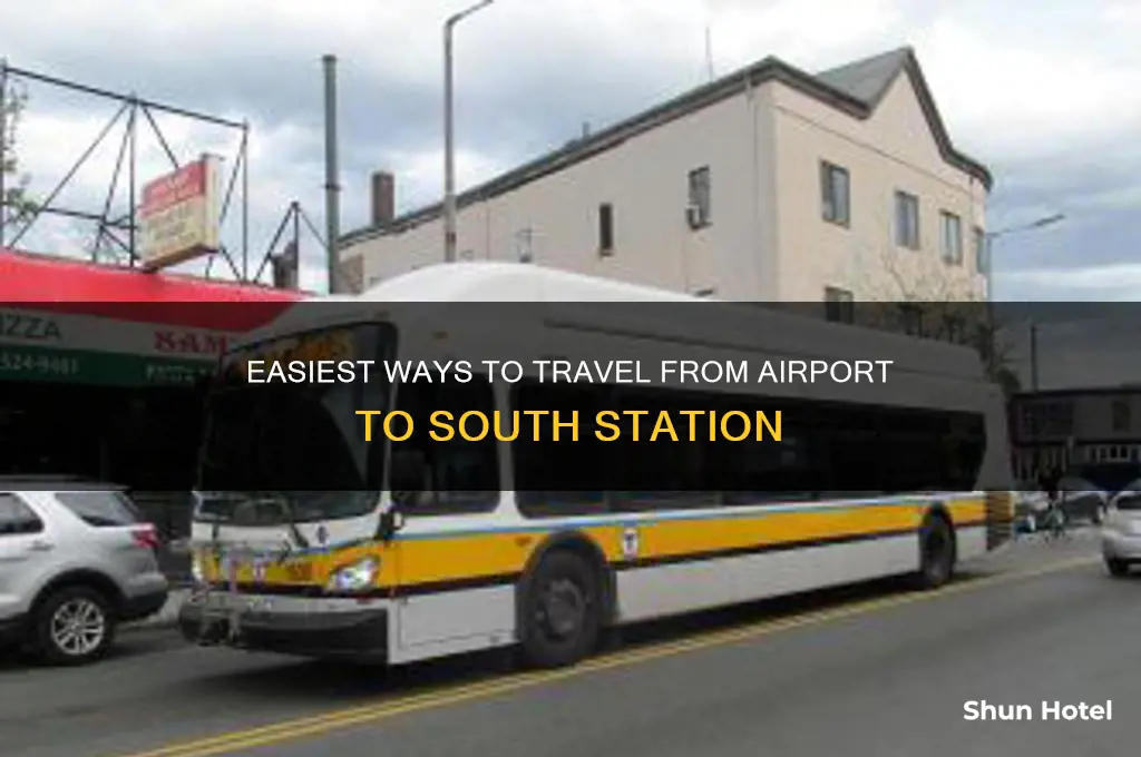 how to get from airport to south station