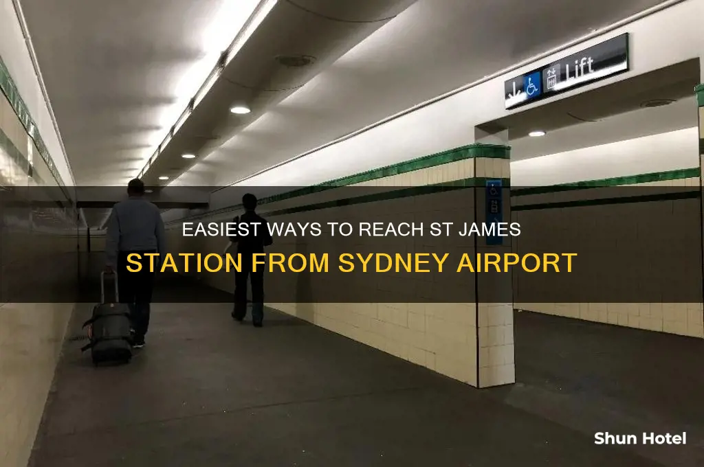 how to get from airport to st james station sydney