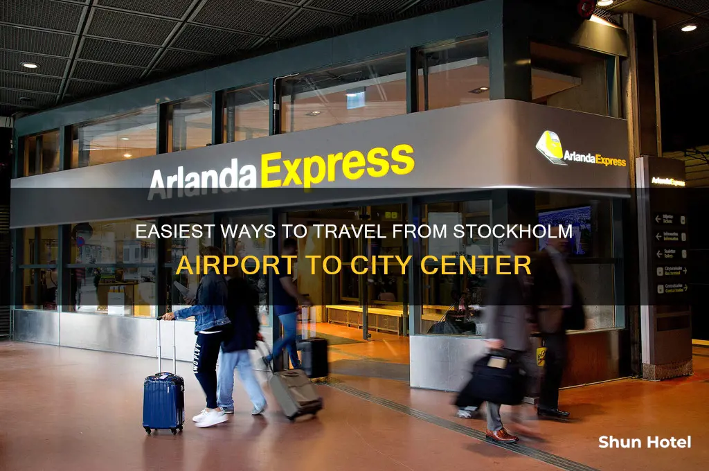 how to get from airport to stockholm