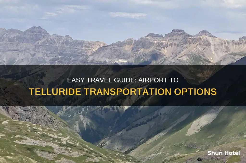how to get from airport to telluride