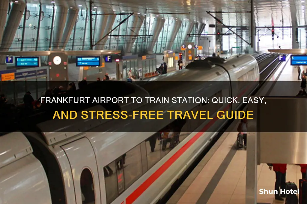 how to get from airport to train station in frankfurt
