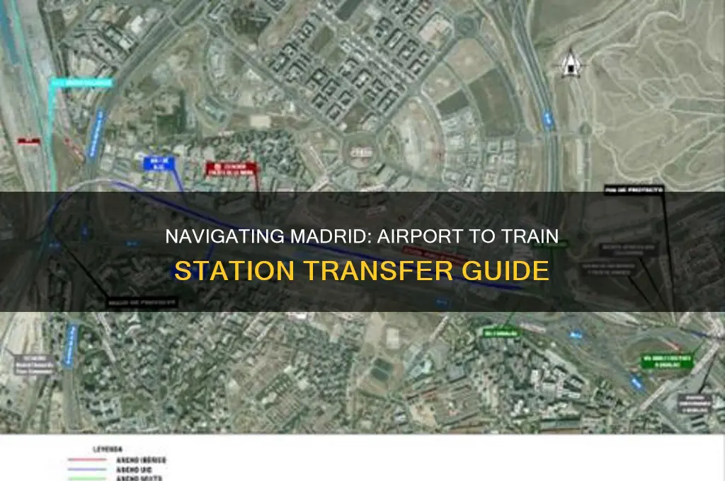 how to get from airport to train station in madrid
