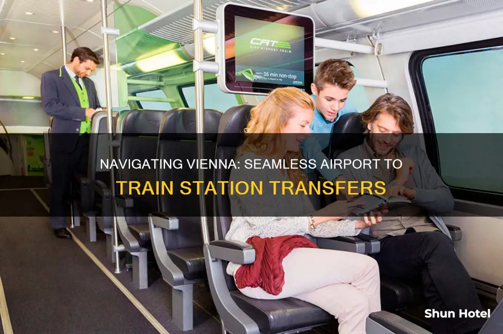 how to get from airport to train station in vienna