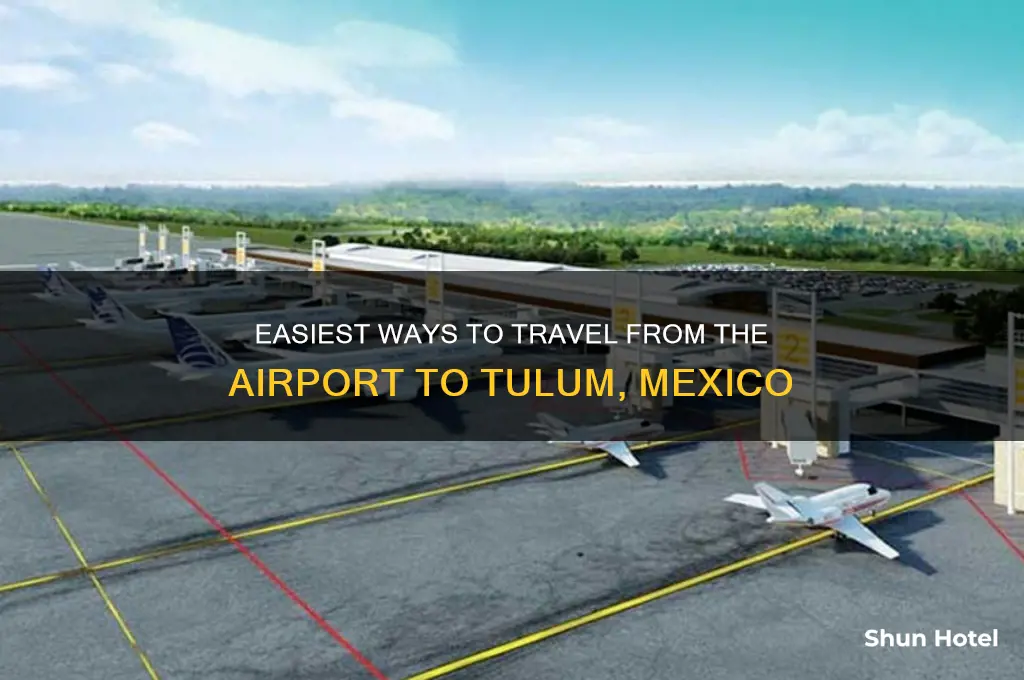 how to get from airport to tulum