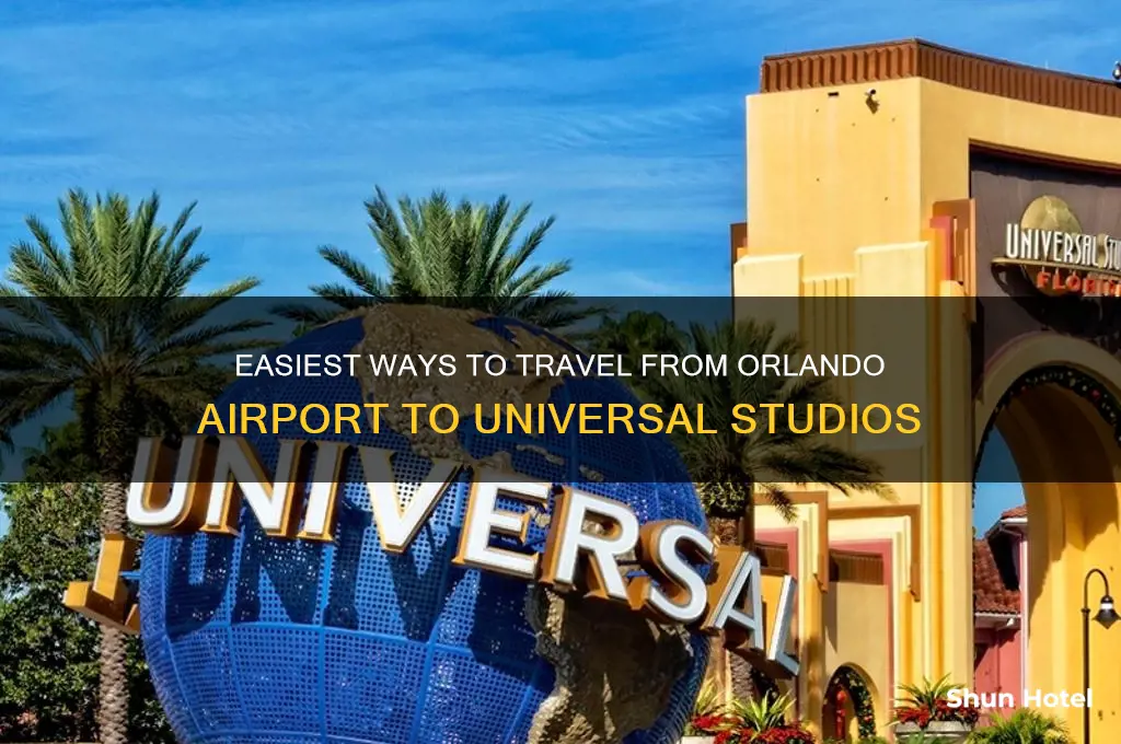 how to get from airport to universal orlando