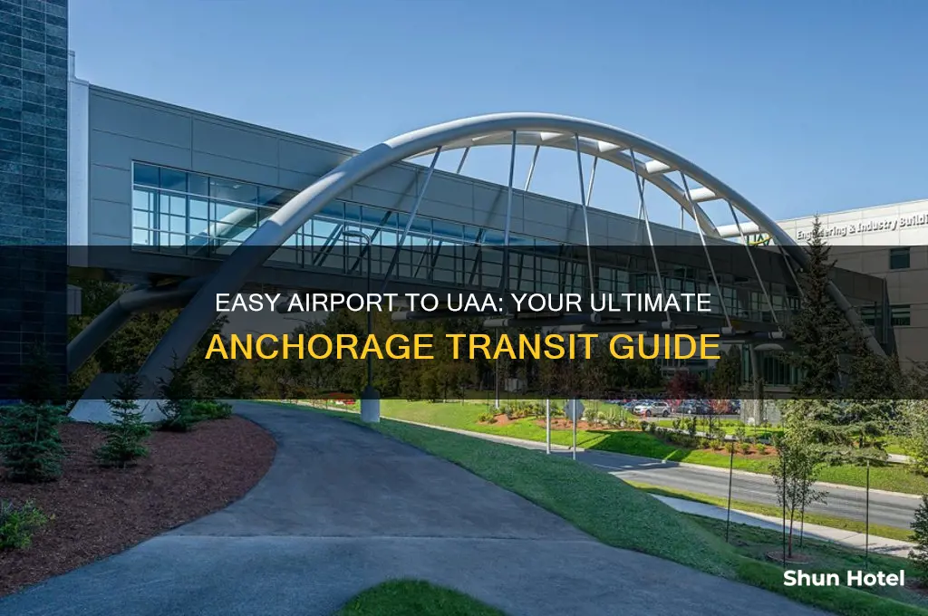 how to get from airport to university of alaska anchorage