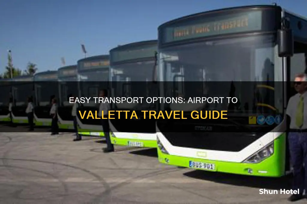 how to get from airport to valletta