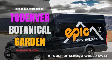 Easy Transport Options: Airport to Denver Botanical Garden Guide