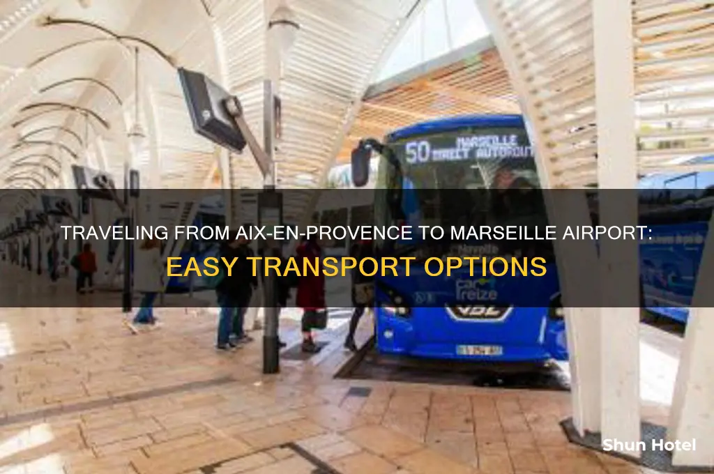 how to get from aix en provence to marseille airport