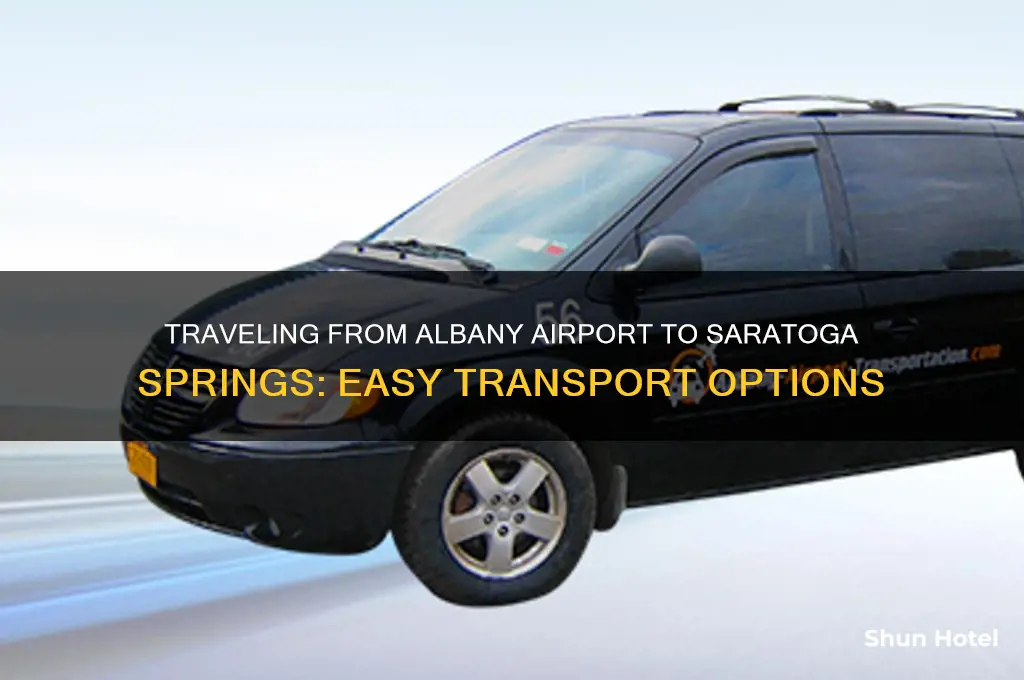 how to get from albany airport to saratoga springs