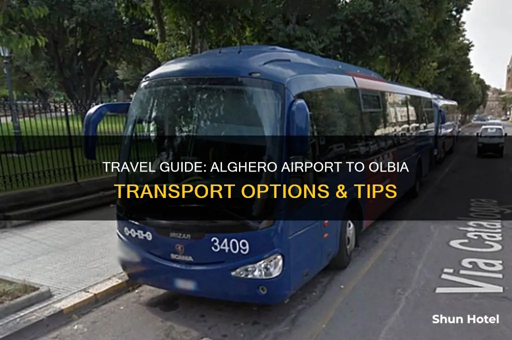 how to get from alghero airport to olbia