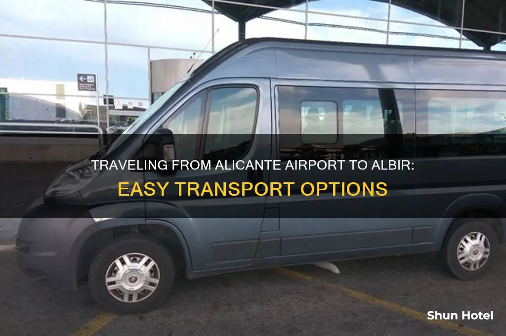 how to get from alicante airport to albir