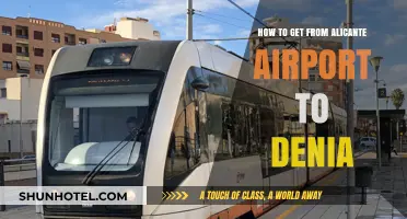 Traveling from Alicante Airport to Dénia: Easy Transport Options