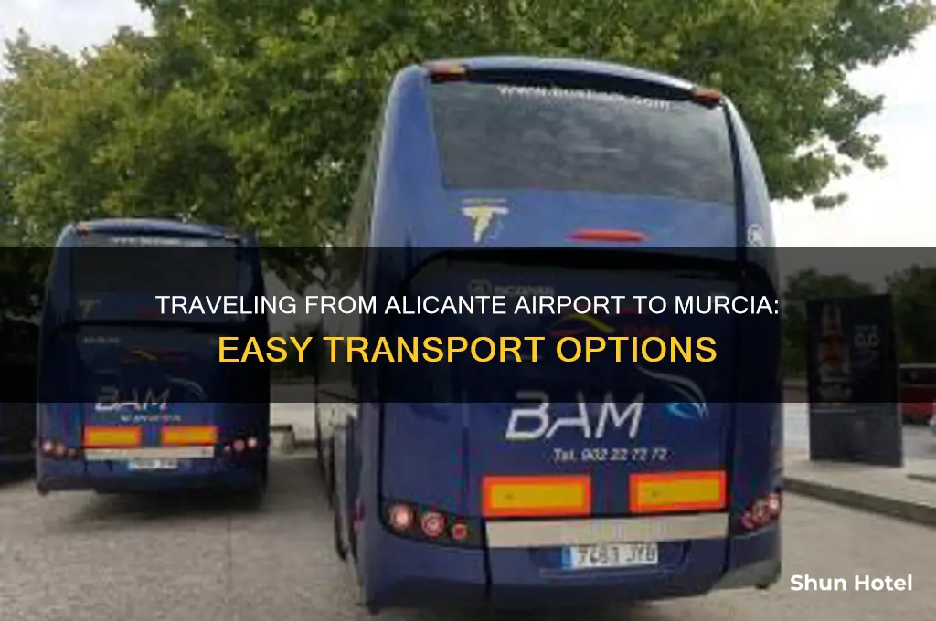 how to get from alicante airport to murcia